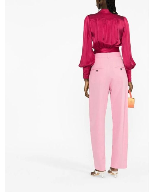 Isabel Marant Pink Sopiavea Tailored Trousers