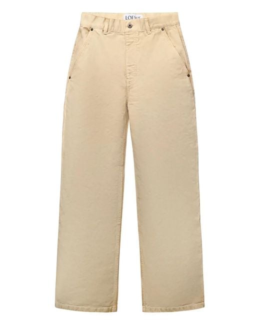 Loewe Natural Cotton Trousers for men