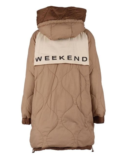 Weekend by Maxmara Brown Long Down Floor
