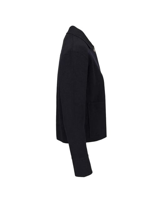 Maison Kitsuné Black Buttoned Jacket