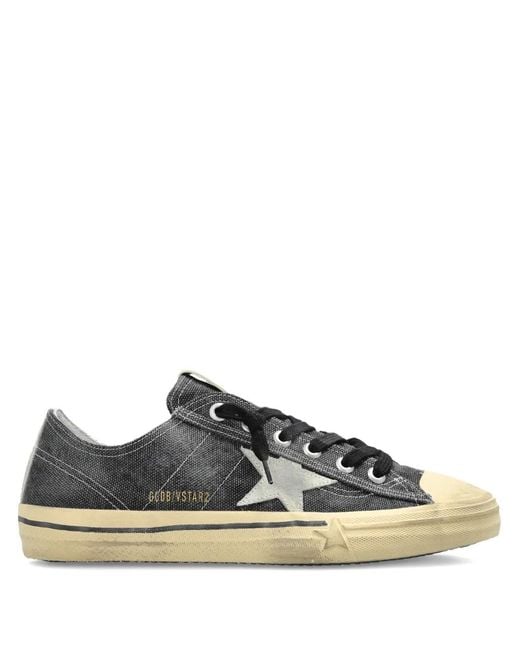 Golden Goose Deluxe Brand Blue V-Star Sneakers for men