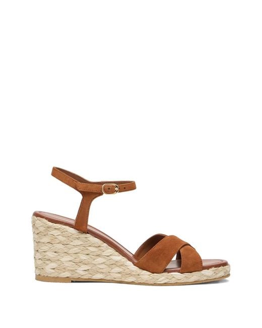 Stuart Weitzman Brown 10Cm Dayna Sandals