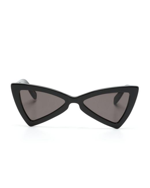 Saint Laurent Gray Geometric-frame Sunglasses
