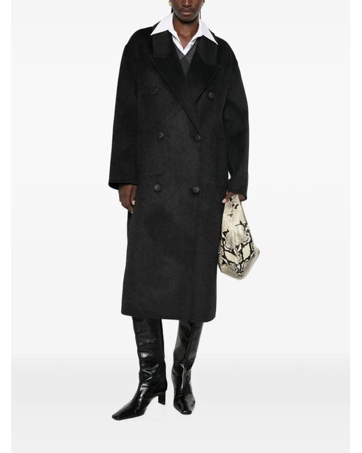 The Dynamis Studio Black Double-Breasted Coat
