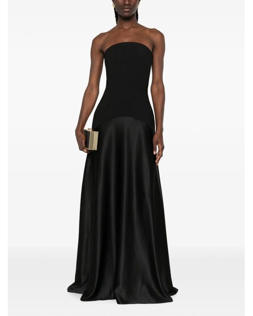 Solace London White Mae Strapless Maxi Dress
