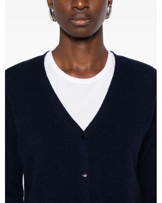 ABSOLUT CASHMERE Blue Geknöpfter Cardigan aus Kaschmir