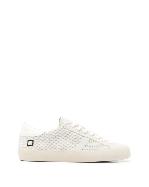 Date White Baskets À Détail Perforé for men