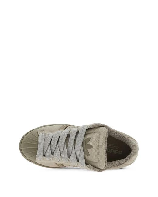 Adidas Gray Superstar St Shell-Toe Sneakers