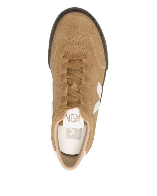Veja Brown Sneakers mit Logo-Patch