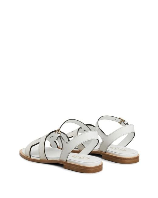 Tod's White Sandals