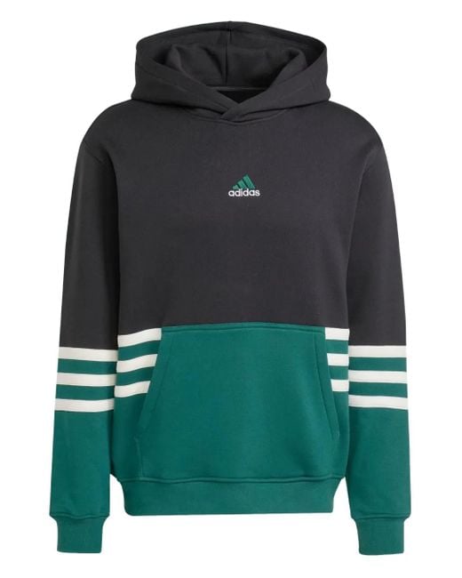 Adidas Green Archive Cutline Hoodie for men
