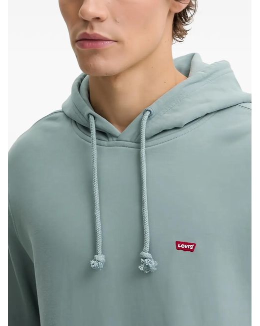 Levi's Blue Pocket Hoodie for men