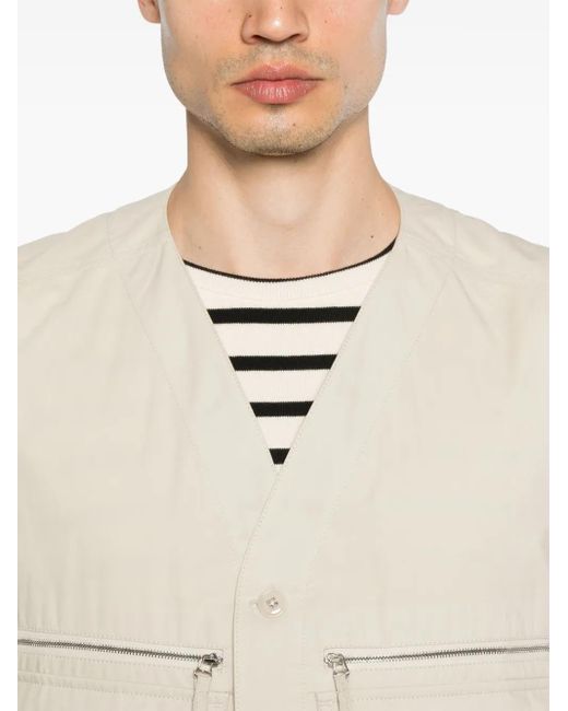 Lemaire Natural Technical Gilet for men