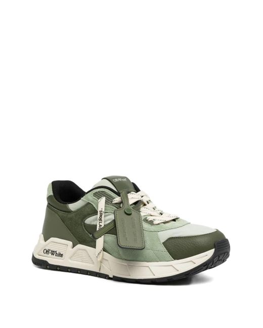 Off-White c/o Virgil Abloh Green Kick-Off Combo Trainers for men