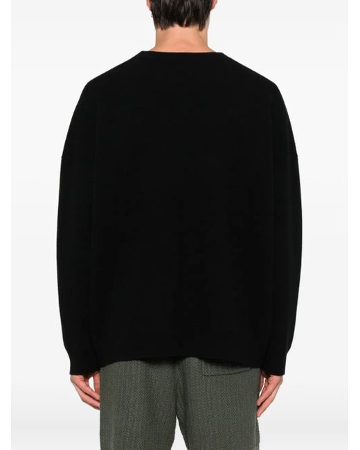 Nanushka Black Cotton-Blend Sweatshirt