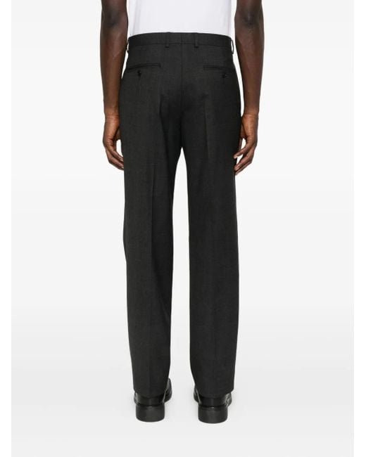 sunflower Black Wool Trousers for men