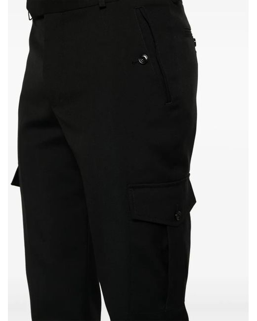 Alexander McQueen Cargo Broek Met Toelopende Pijpen in het Black voor heren