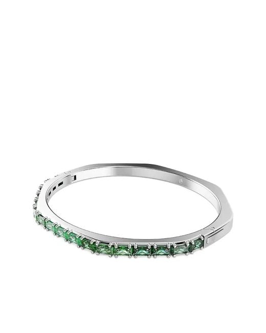Swarovski White Matrix Octogon-Shape Bangle