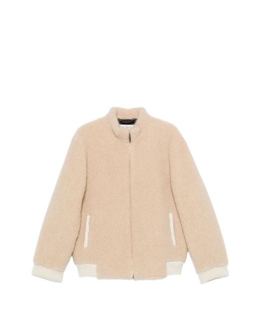 God's True Cashmere Natural Ribbed-Hem Jacket for men