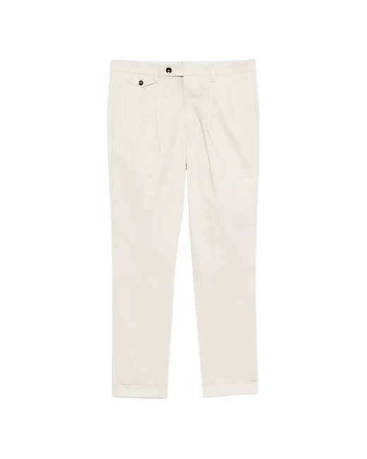 Michael Coal White Pantalon Court Boutonné for men