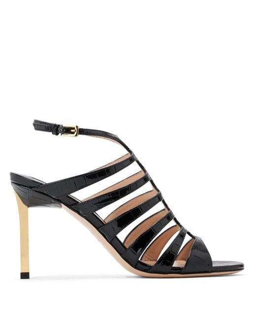 Tom Ford Black Leather Sandal