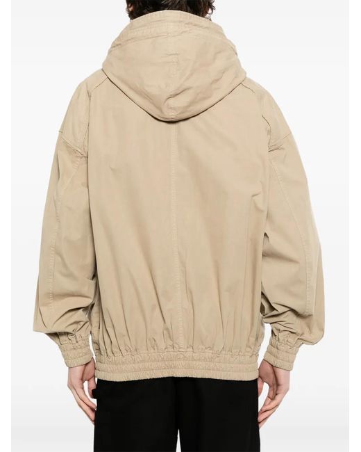 Juun.J Natural Hooded Zip-Up Jacket for men