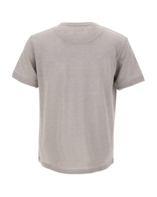 Bob Gray Linen-Cotton Blend T-Shirt for men