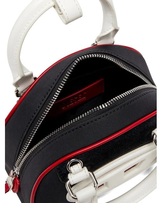 DIESEL Black 1Dr Dome Colour-Block Small Bowling Bag