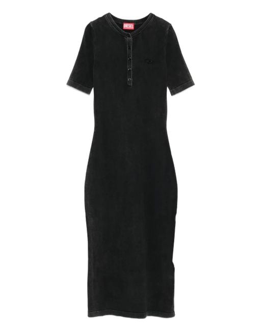 Midi Dresses DIESEL de color Black