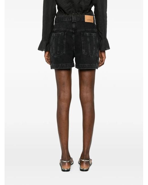 Isabel Marant Black Joely Shorts