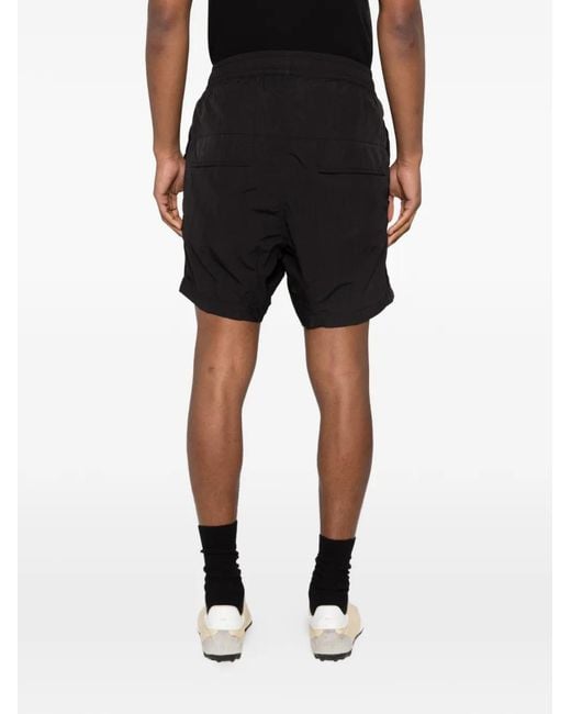 Thom Krom Black Drawstring Shorts for men