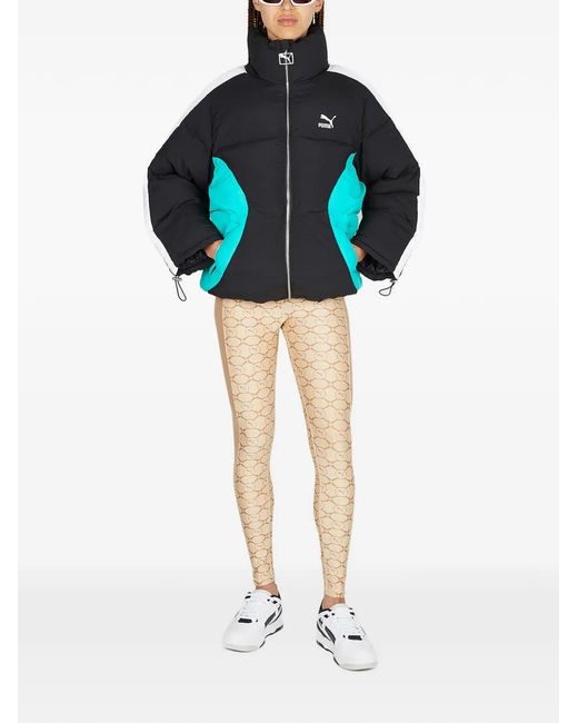 PUMA Natural Logo-Detail Leggings