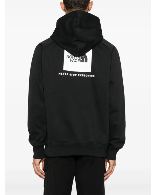 The North Face Black Raglan Redbox Hoodie for men