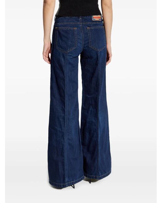 DIESEL Blue D-Akii Bootcut-Jeans