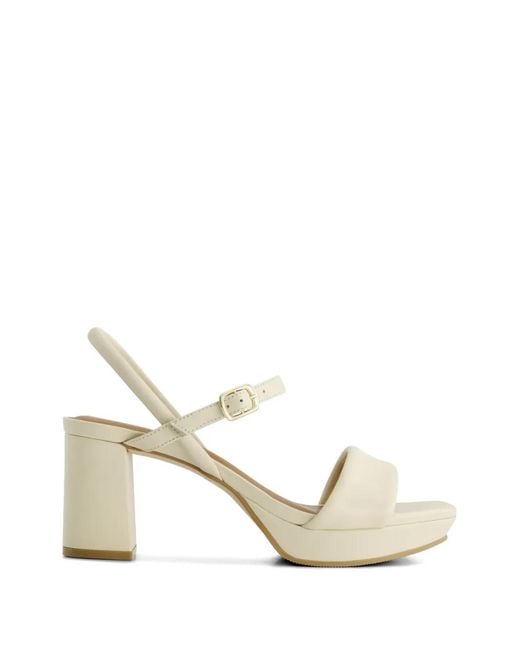 Bernardo Natural Buckle-Fastening Sandals