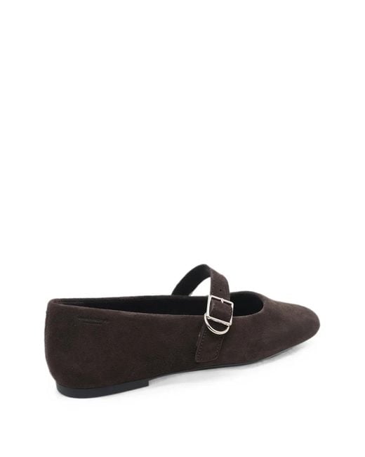 Vagabond White Jolin Buckle-Fastening Ballet Flats