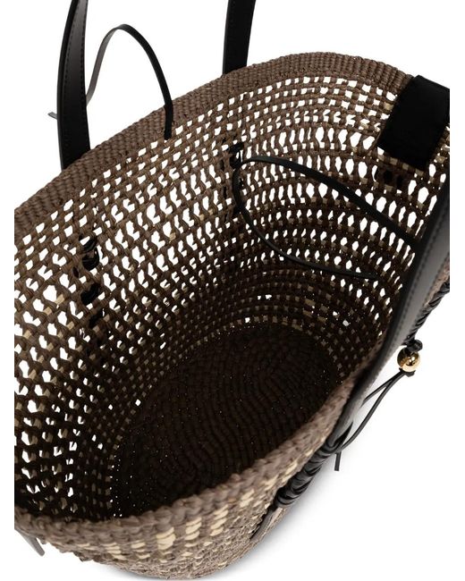 Loewe Black Medium Logo-Detail Shoulder Bag