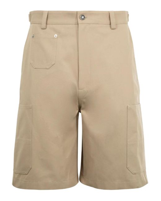 Givenchy Natural Logo Cargo Shorts for men