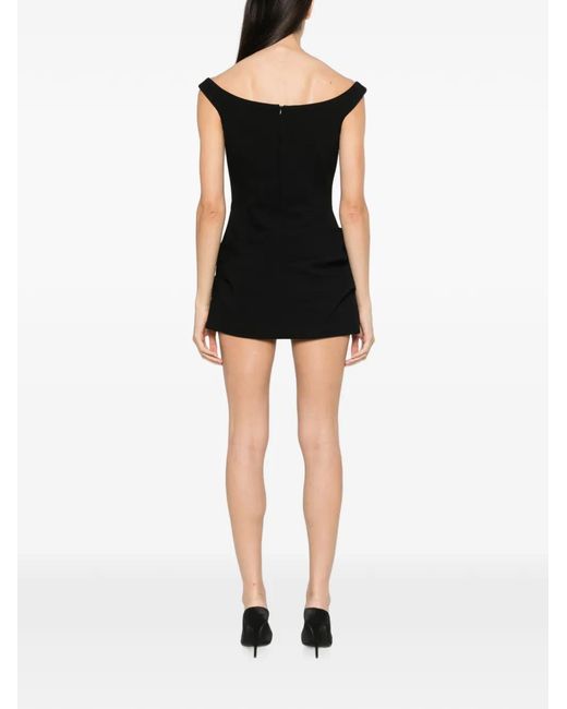 Arcina Ori Black Avery Draped Dress