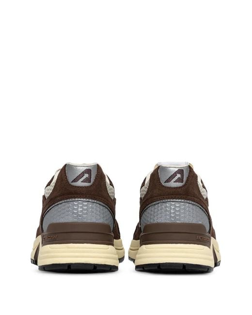 Autry White Hyperway Mesh-Panels Sneakers