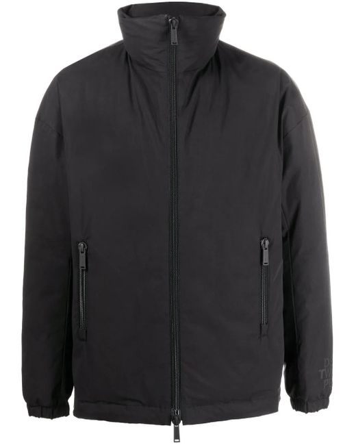 DSquared² Black High-Neck Padded Jacket for men