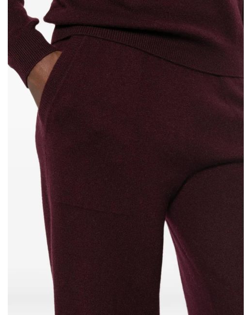 Bompard Purple Cashmere Palazzo Pants