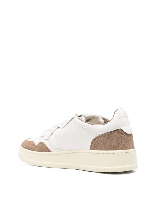 Autry White Medalist Low Sneakers
