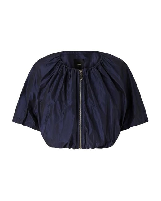 Pinko Blue Cropped Jacket