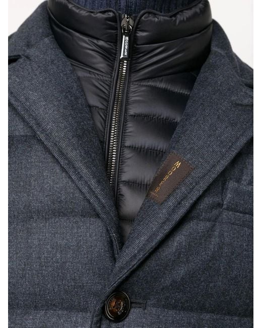 Moorer Blue Mougi Quilted Down Jacket for men