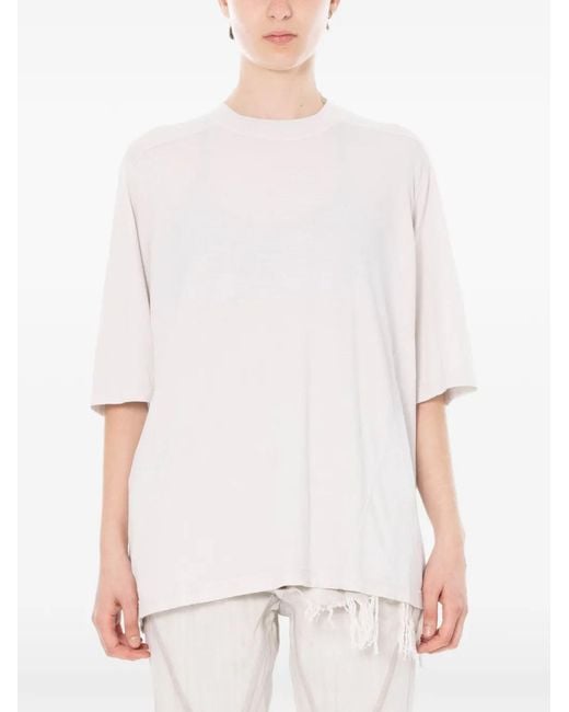 Rick Owens White T-Shirt Walrus