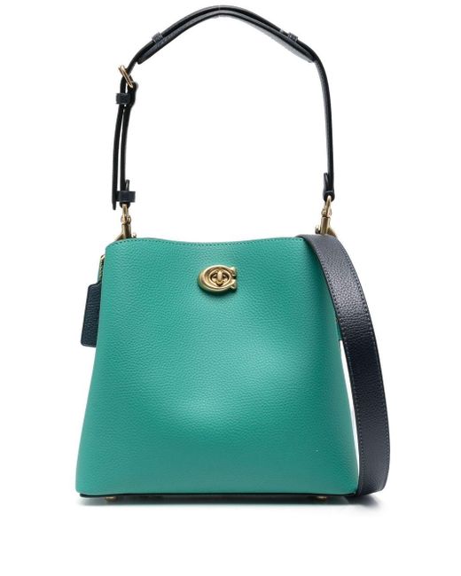 COACH Colorblock Willow Bucket Bag in Green Lyst Canada