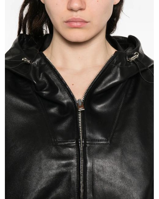 Chaqueta Con Capucha Y Bolsillo IRO de color Black