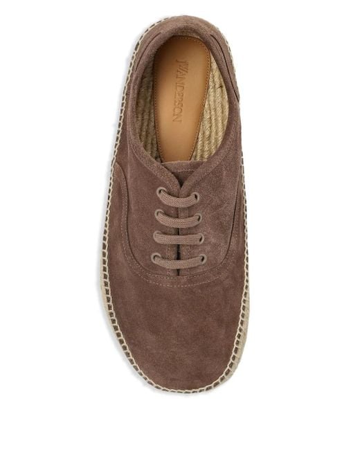 J.W. Anderson Brown Suede Sneakers for men