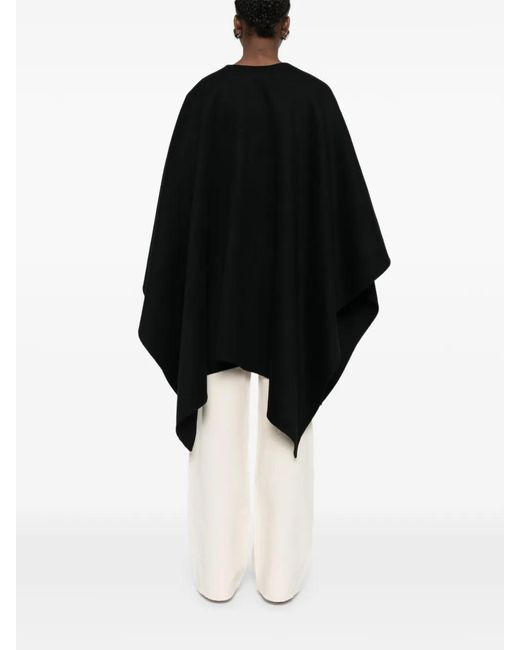 Rohe Black Double-Faced Poncho
